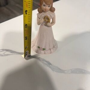 Porcelain Figurine with Pink Dress